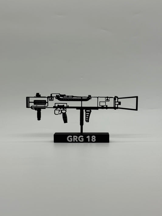 GRG m/18 – Swedish Recoilless Rifle (3D Printed Model)