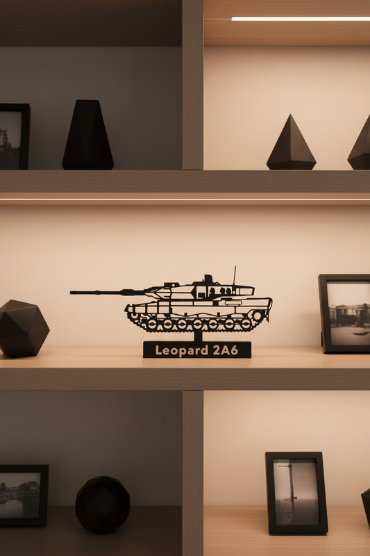 Leopard 2A6 FIN – Finnish Army MBT - 3D printed scale model