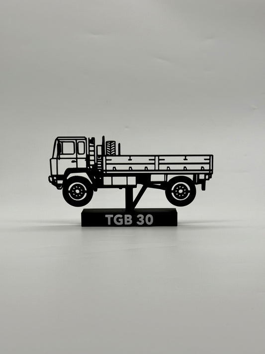 TGB 30 – Swedish Military Terrain Vehicle - 3D Printed Scale Model