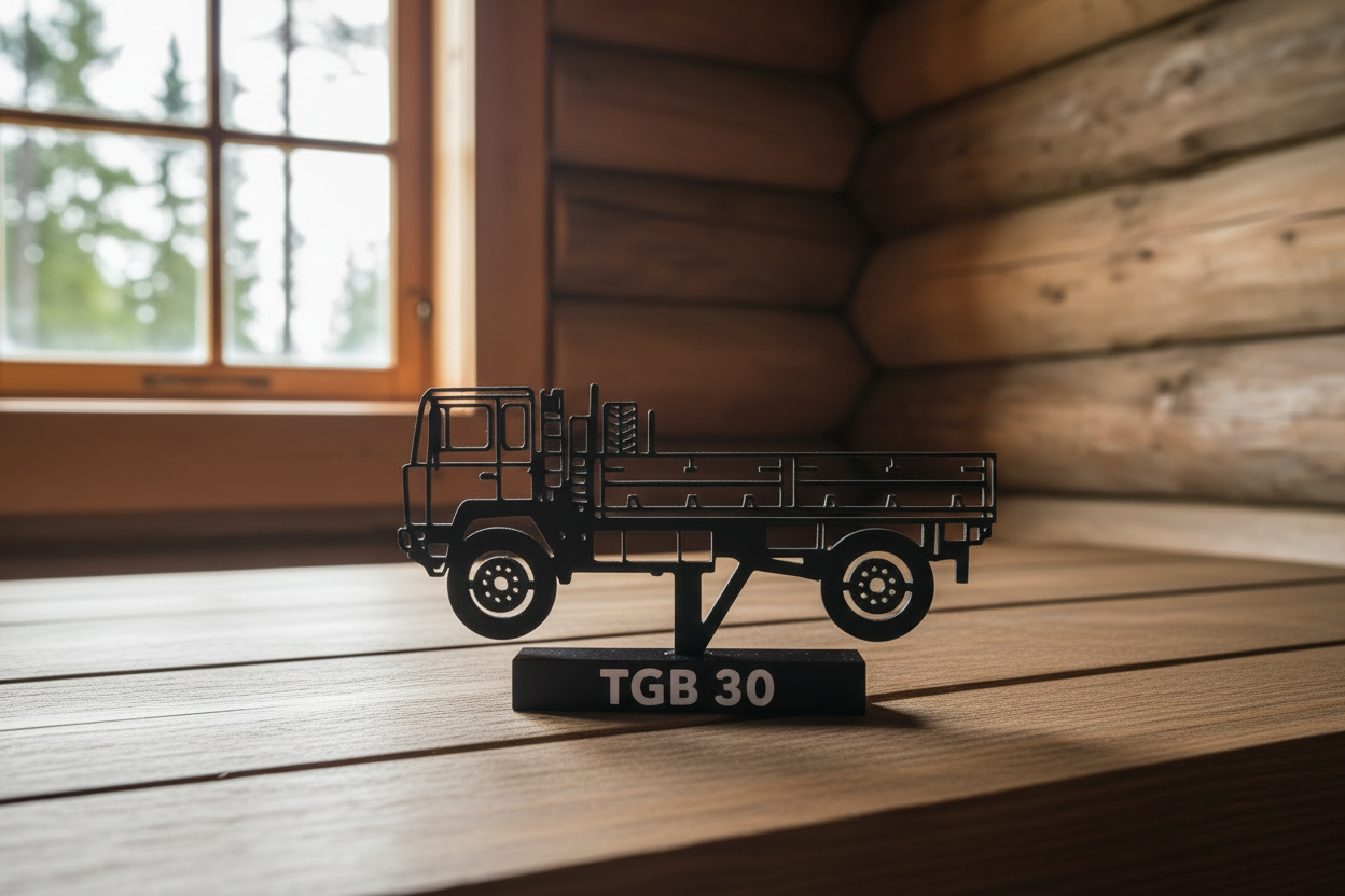 TGB 30 – Swedish Military Terrain Vehicle - 3D Printed Scale Model