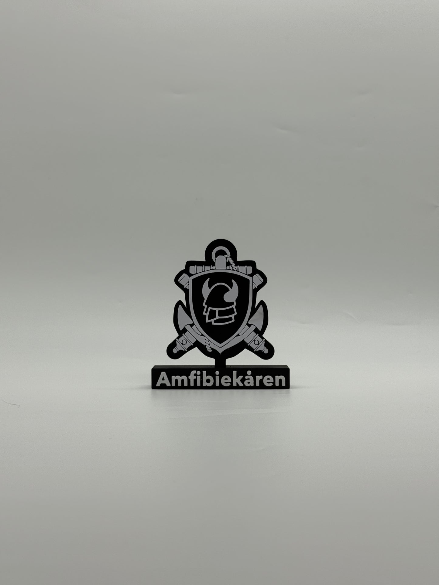 Amphibious Battalion Emblem – Torleif & Anchor - Amfibiekåren (3D Printed)