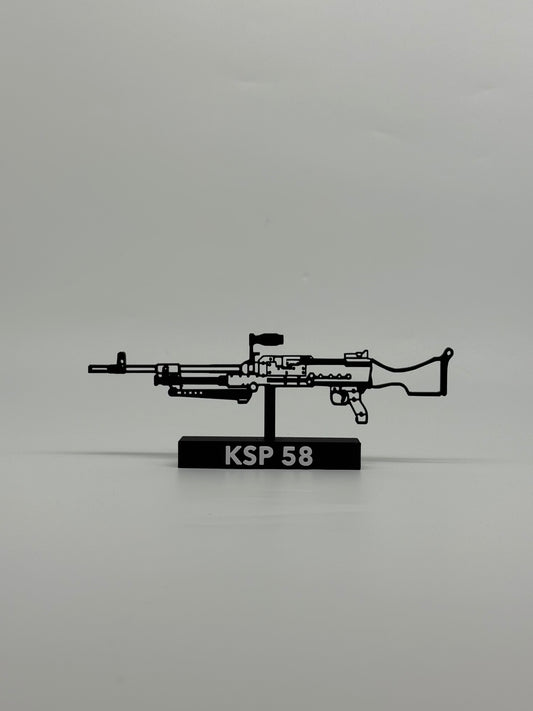 KSP 58 – Swedish General Purpose Machine Gun (3D Printed Model)