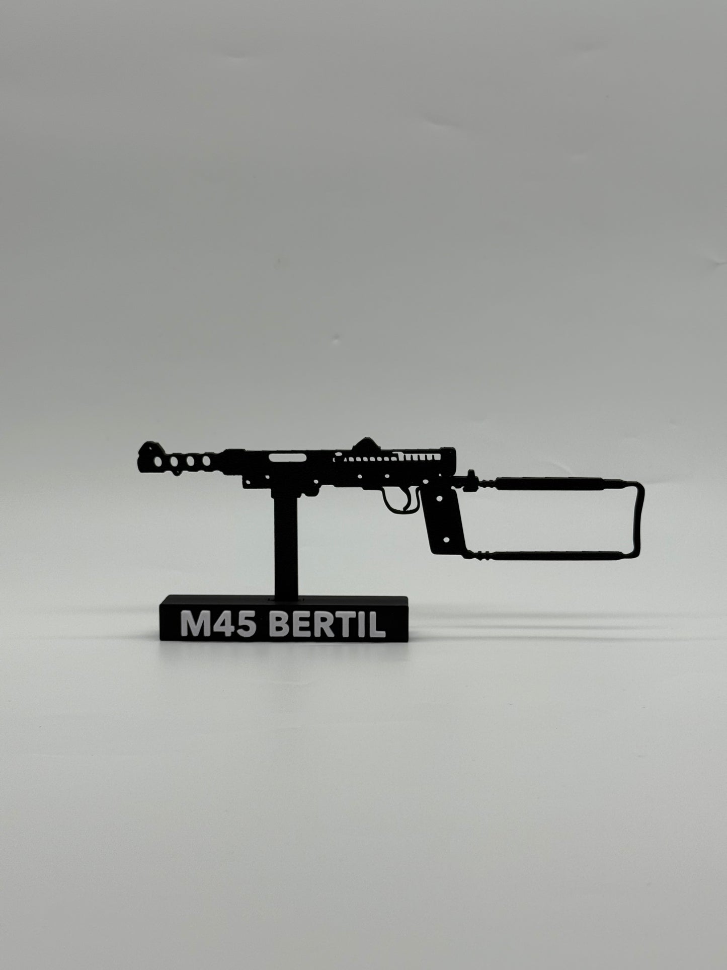 M45 “Bertil” – Swedish Submachine Gun (3D Printed Model)