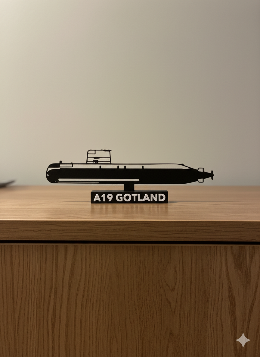 A19 GOTLAND - 3D Printed Scale Model