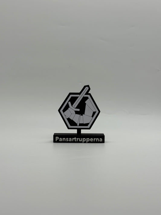 Armoured Troops Emblem – Pansartrupperna (3D Printed)