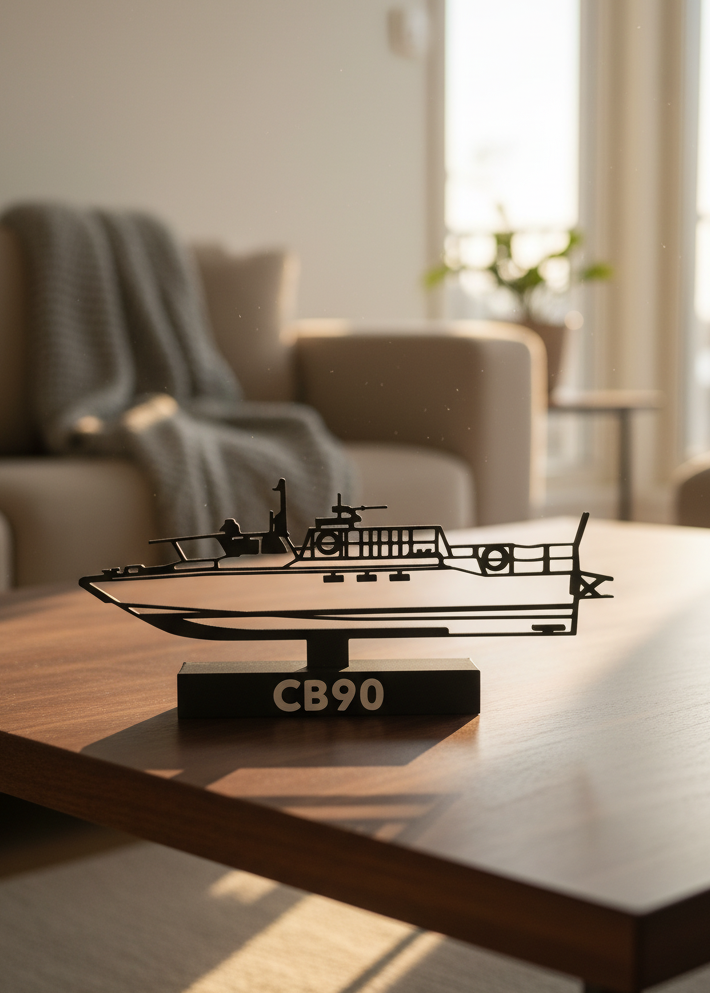 Combat Boat 90 - Stridsbåt 90 - (3D Printed)