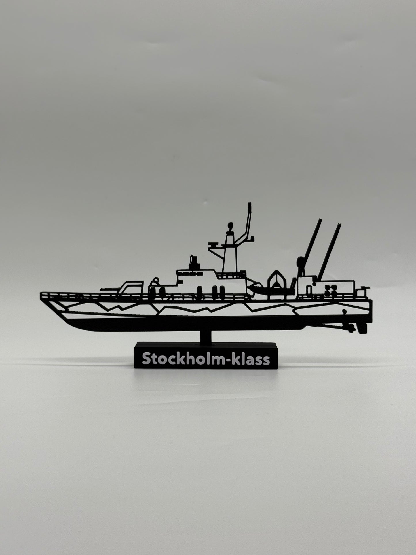 Stockholm Class Corvette – Swedish Navy Warship 3D Printed Model