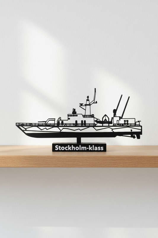 Stockholm Class Corvette – Swedish Navy Warship 3D Printed Model