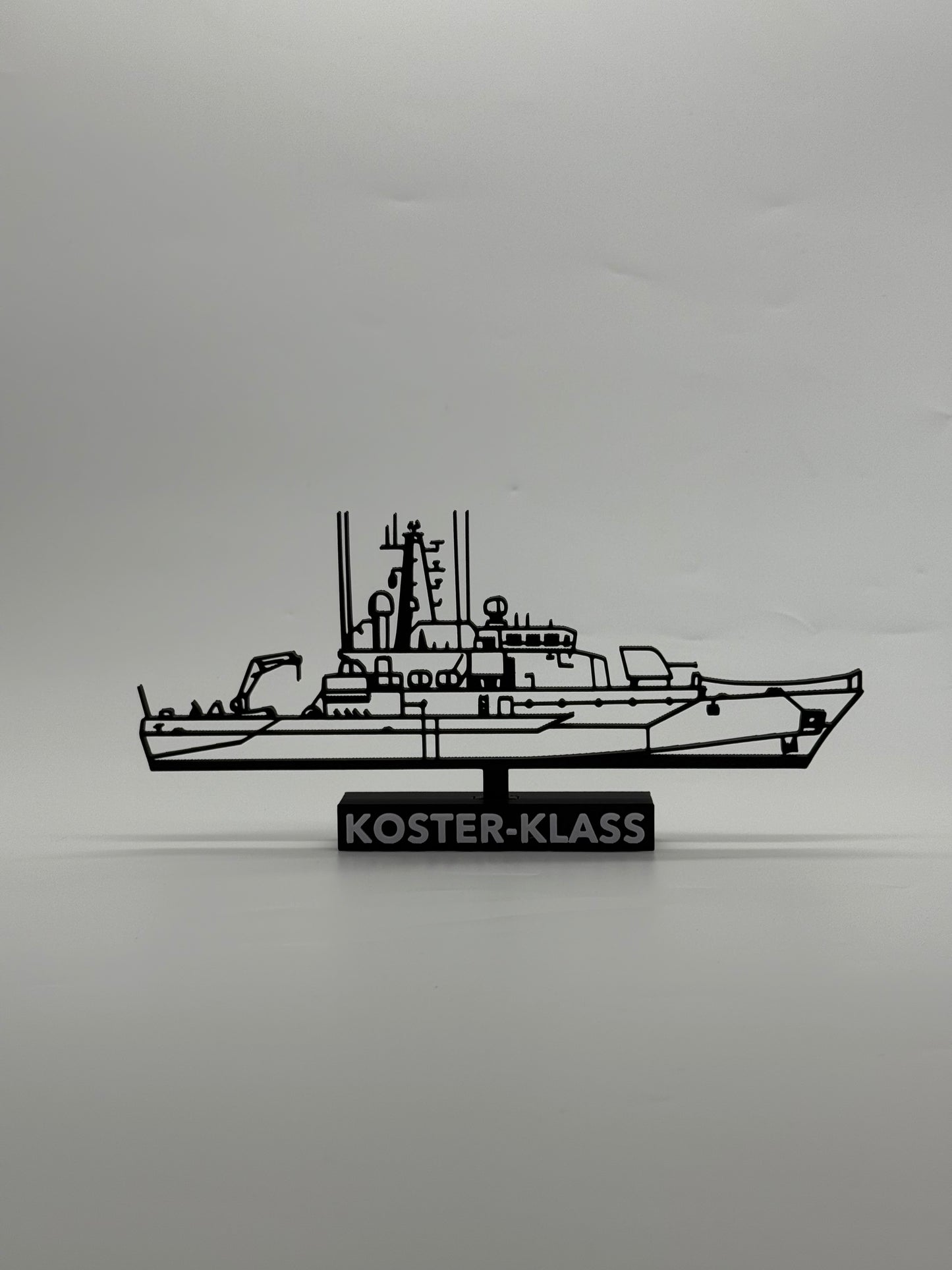 Koster Class Minesweeper – Swedish Navy - 3D Printed Scale Model