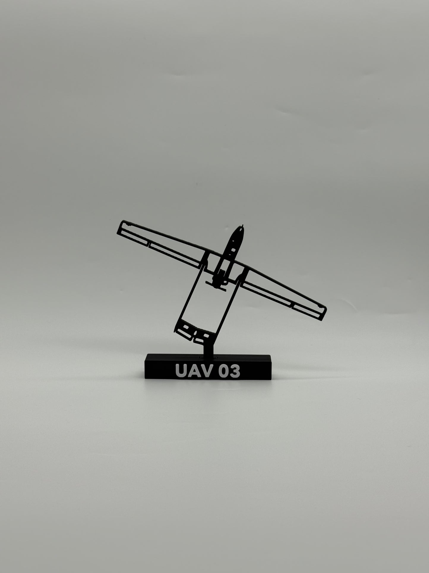 UAV 03 – Swedish Surveillance Drone (3D Printed Model / Silhouette)