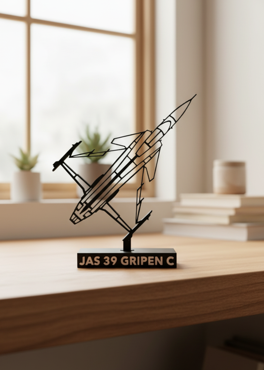 JAS 39 Gripen C - 3D Printed Scale Model