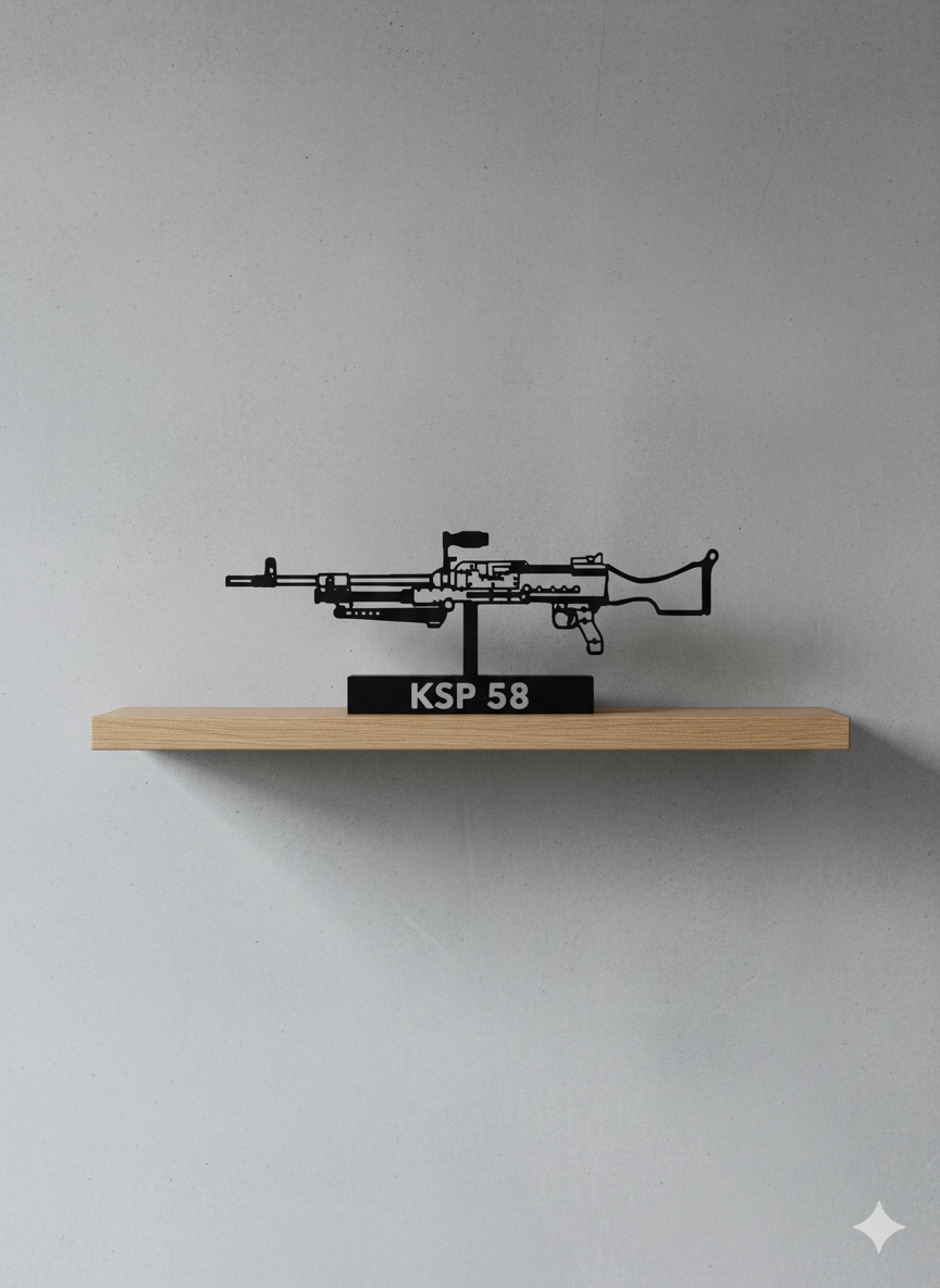 KSP 58 – Swedish General Purpose Machine Gun (3D Printed Model)