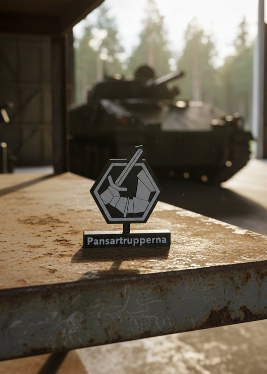 Armoured Troops Emblem – Pansartrupperna (3D Printed)