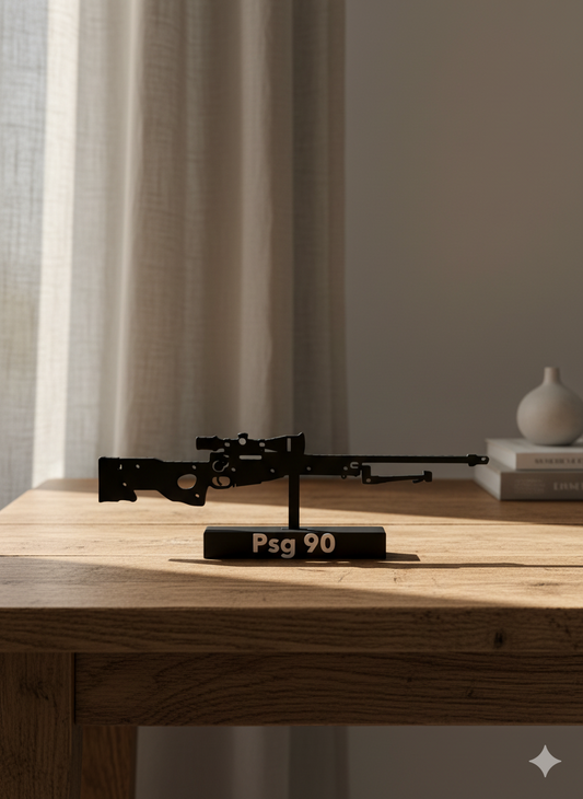 PSG 90 – Swedish Sniper Rifle (3D Printed Model)