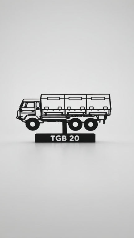 TGB 20 - Terrängbil 20 - 3D Printed Scale Model