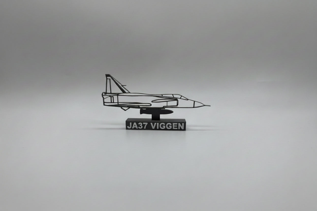 Viggen Fighter Jet Model