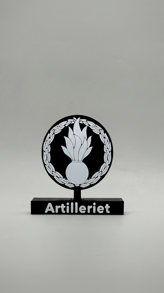 Swedish Artillery Emblem – Artilleriet (3D Printed)