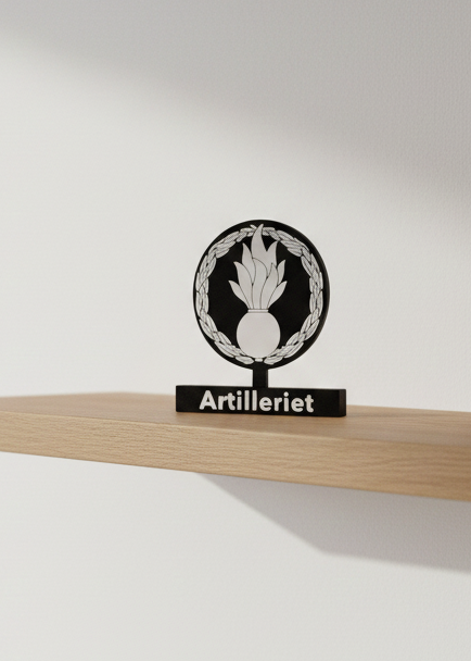 Swedish Artillery Emblem – Artilleriet (3D Printed)