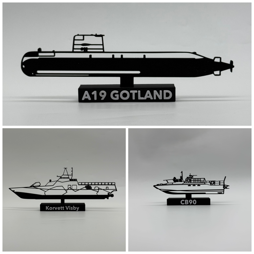 Swedish Naval Fleet Pack – Combat Boat 90, A19 GOTLAND & Korvett Visby