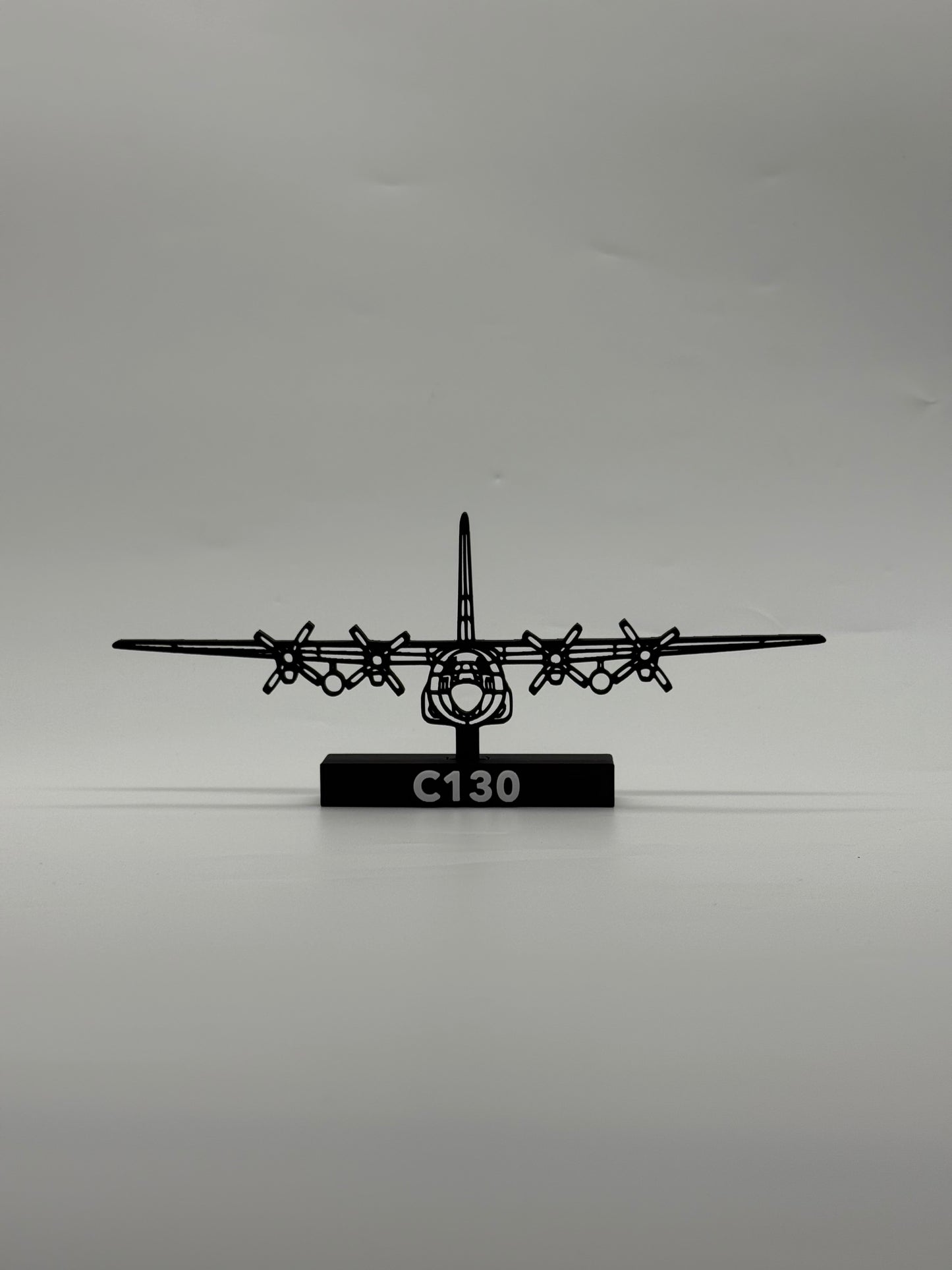 C-130 Hercules – Swedish TP 84 Transport Aircraft (Front View) - 3D Printed Model