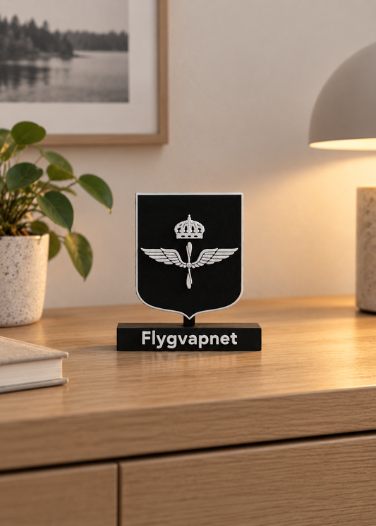 Swedish Air Force Emblem – 3D Printed (Flygvapnet)