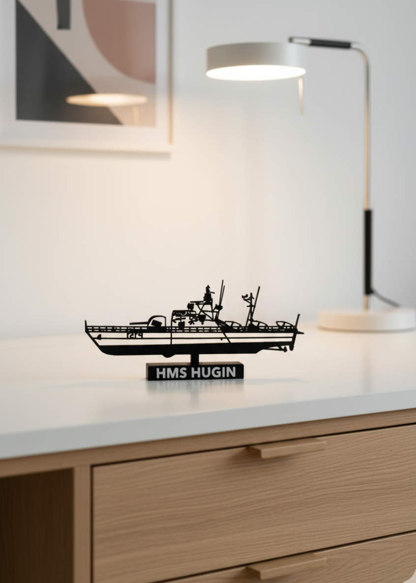 HMS Hugin – Swedish Fast Attack Craft (3D Printed Model)