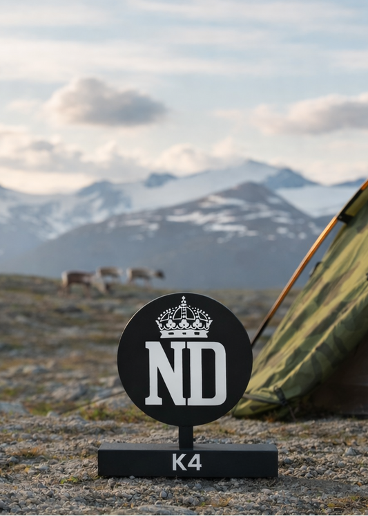 K4 Emblem – Norrlands Dragonregemente (ND) (3D Printed Model)