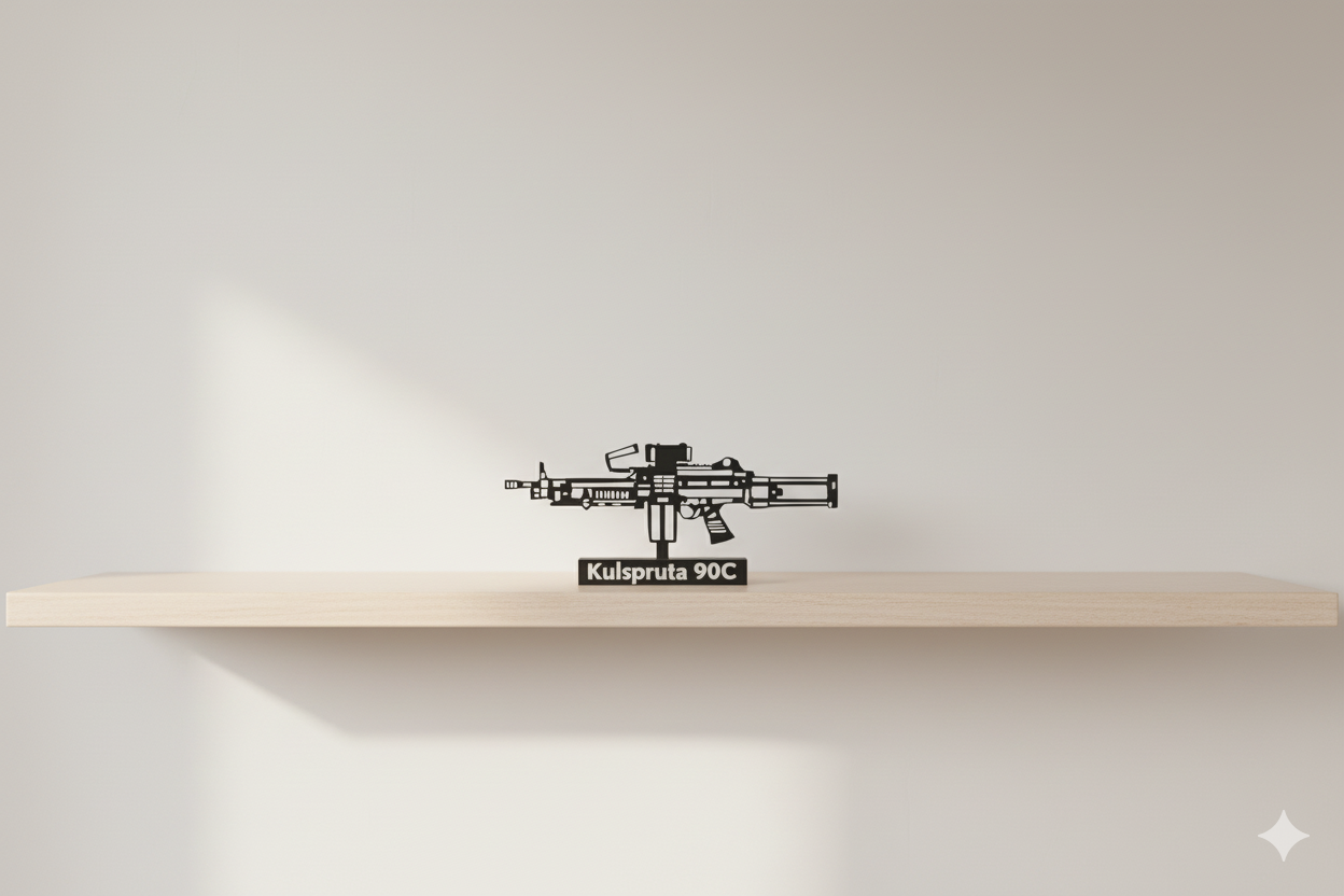 KSP 90 C – Swedish FN Minimi (5.56 Light Machine Gun) 3D Printed Model