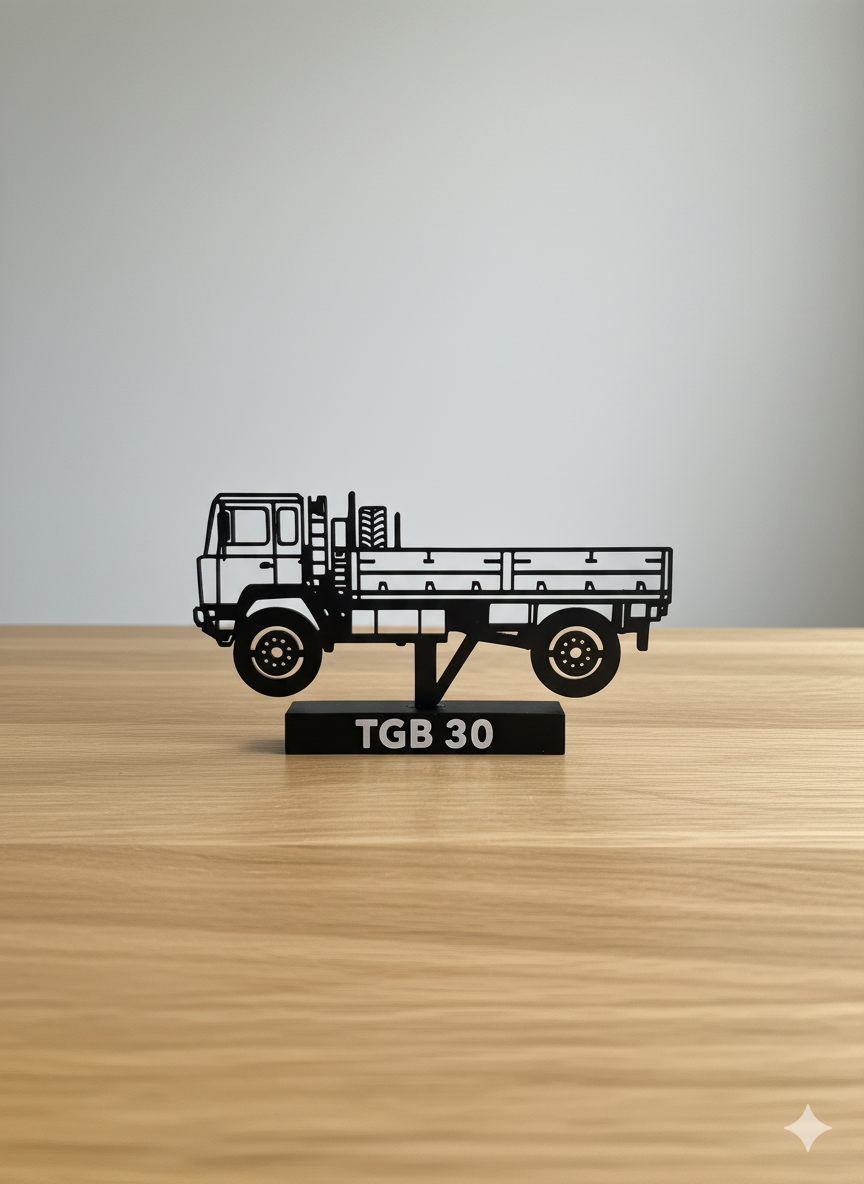TGB 30 – Swedish Military Terrain Vehicle - 3D Printed Scale Model