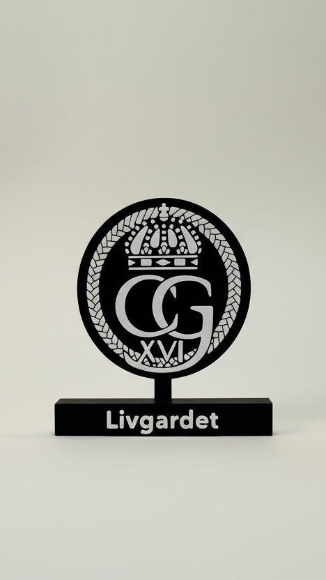 Livgardet Emblem – The Royal Guards (3D Printed)
