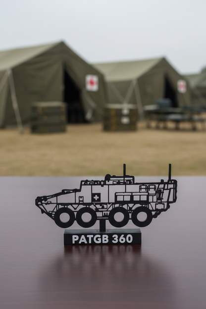 Pansarterrängbil 360 (PATGB 360) - Sjukvård - Ambulans – Patria XA-360 AMV Medical - Ambulance 3D Printed Model