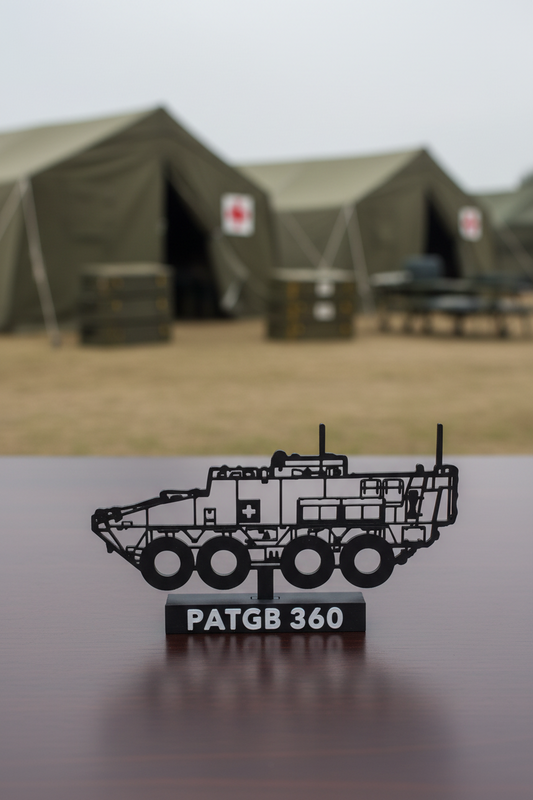 Pansarterrängbil 360 (PATGB 360) - Sjukvård - Ambulans – Patria XA-360 AMV Medical - Ambulance 3D Printed Model