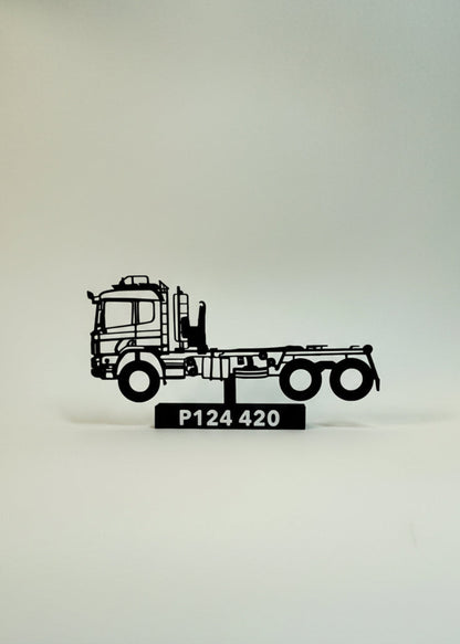 P124 420 – Swedish Military Transport Truck -  3D Printed Scale Model