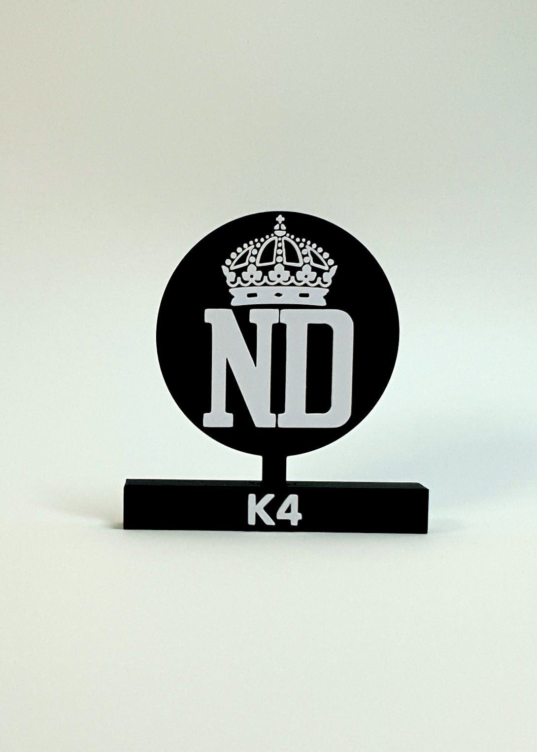 K4 Emblem – Norrlands Dragonregemente (ND) (3D Printed Model)