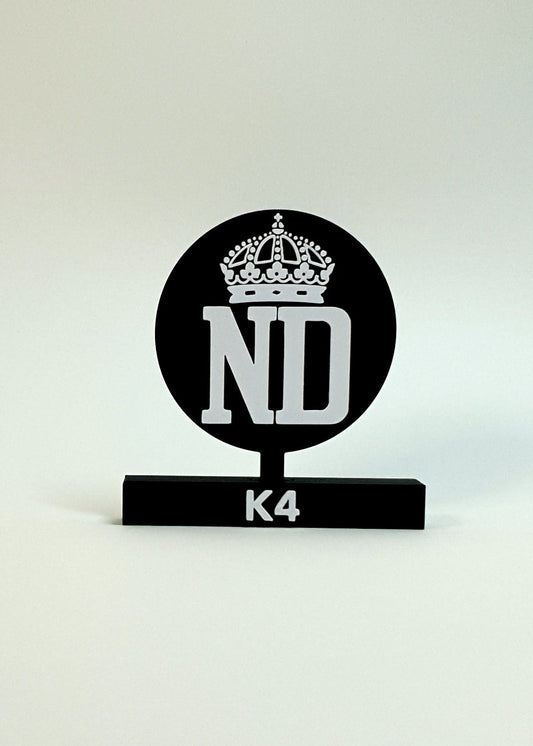 K4 Emblem – Norrlands Dragonregemente (ND) (3D Printed Model)
