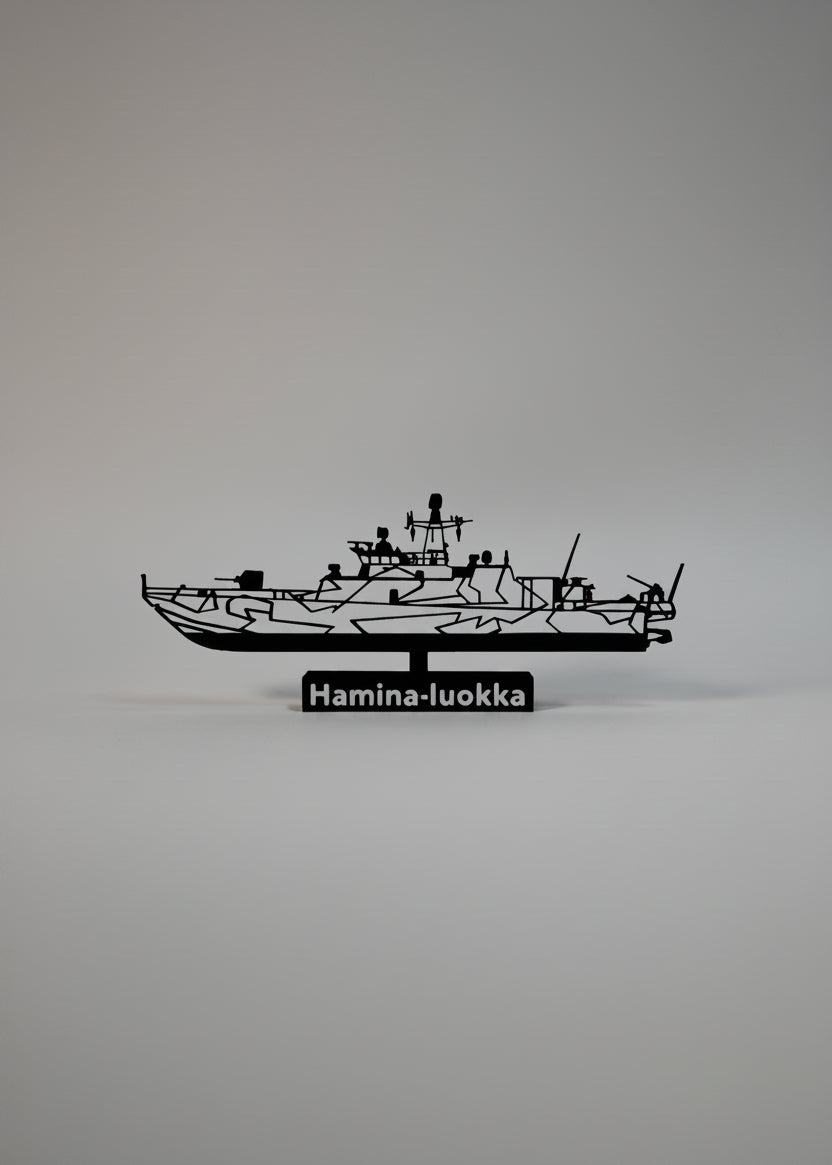 Hamina-Class Missile Boat (Ohjusvene) – Finnish Navy - 3D printed Scale Model