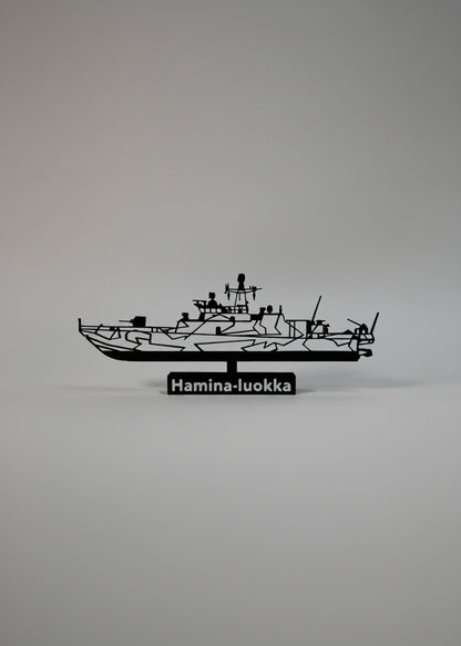 Hamina-Class Missile Boat (Ohjusvene) – Finnish Navy - 3D printed Scale Model