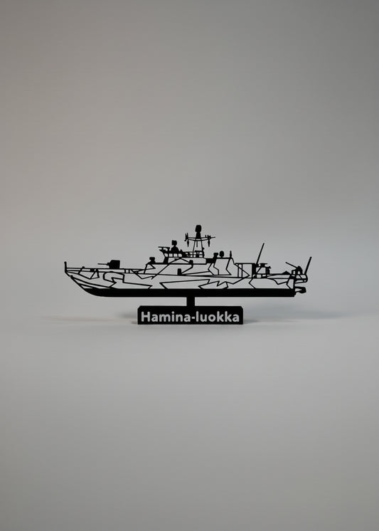 Hamina-Class Missile Boat (Ohjusvene) – Finnish Navy - 3D printed Scale Model