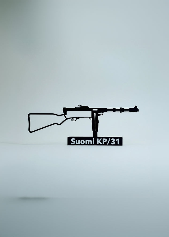 Suomi KP/-31 – Finnish Submachine Gun (3D Printed Model)