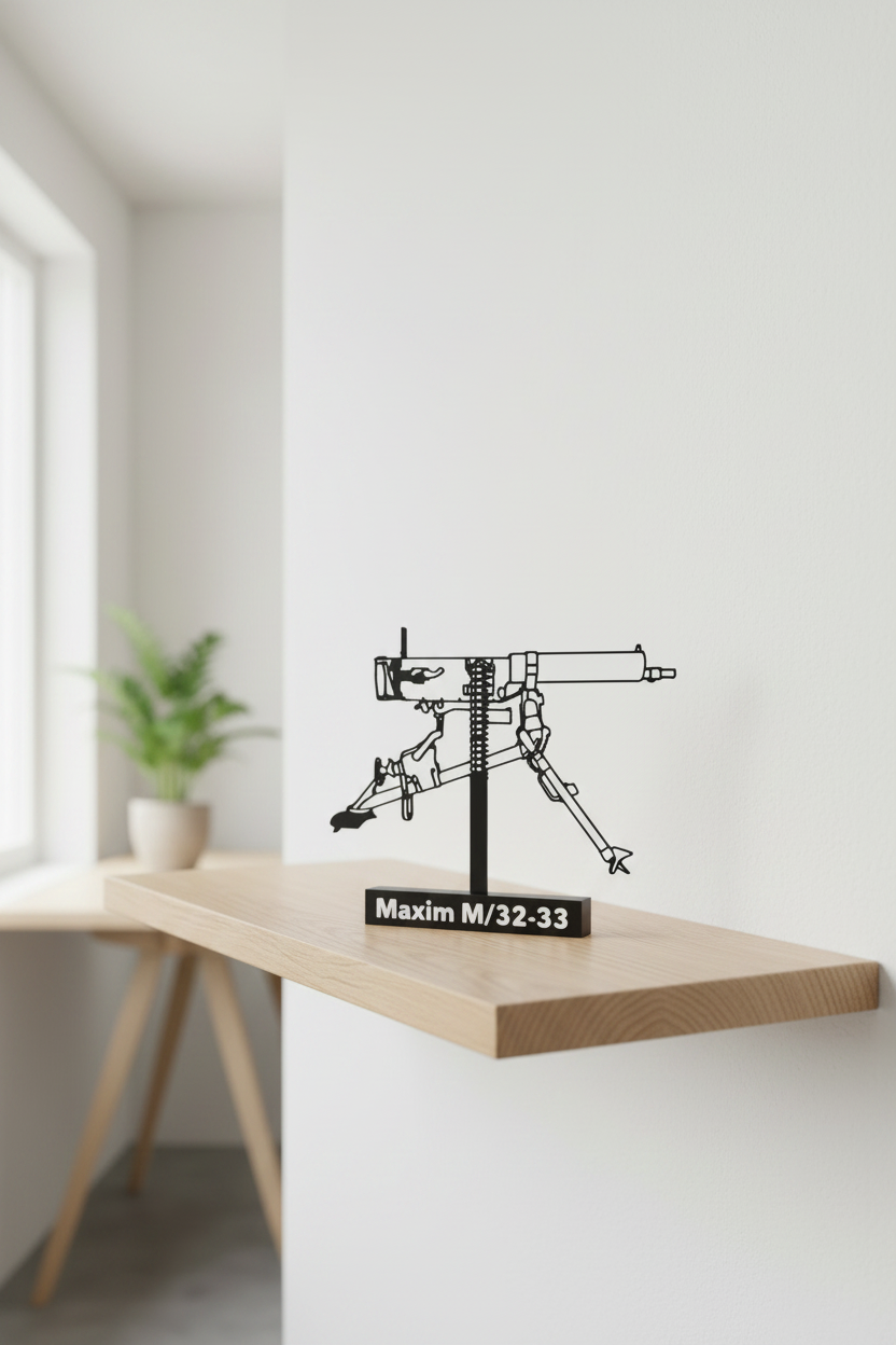 Maxim M/32-33 – Finnish Heavy Machine Gun (3D Printed Model)