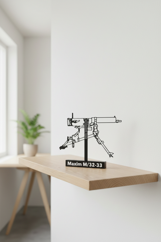 Maxim M/32-33 – Finnish Heavy Machine Gun (3D Printed Model)