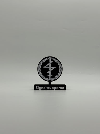 Signal Troops Emblem – Signaltrupperna (3D Printed)