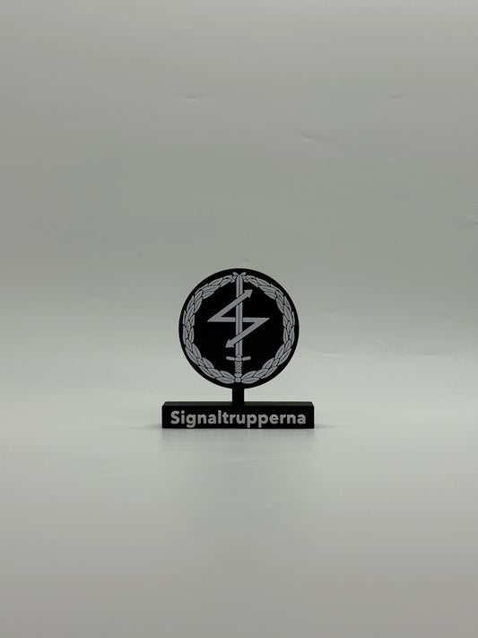 Signal Troops Emblem – Command & Control (3D Printed)