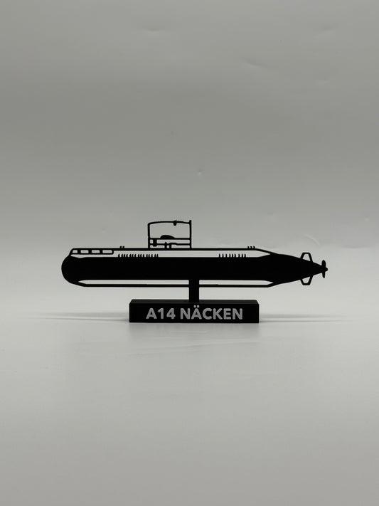 A14 Näcken – Swedish Navy Submarine 3D Printed Scale Model