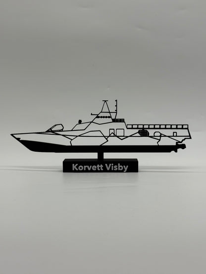 Korvett Visby - 3D Printed Scale Model