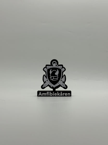 Amfibiekåren Emblem – Torleif & Anchor (3D Printed)
