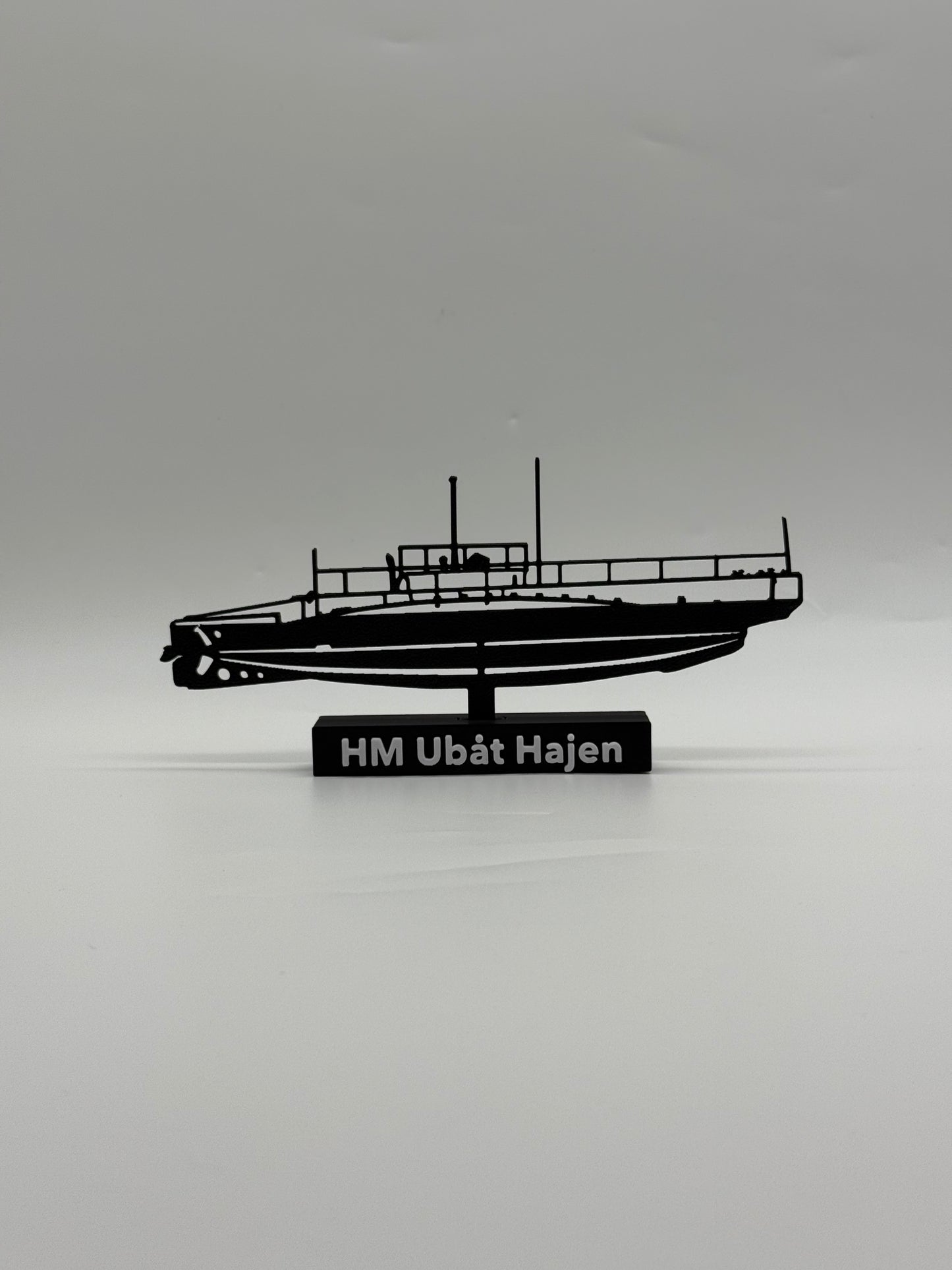HM Ubåt Hajen - Swedish Navy first Sub - 3d printed model