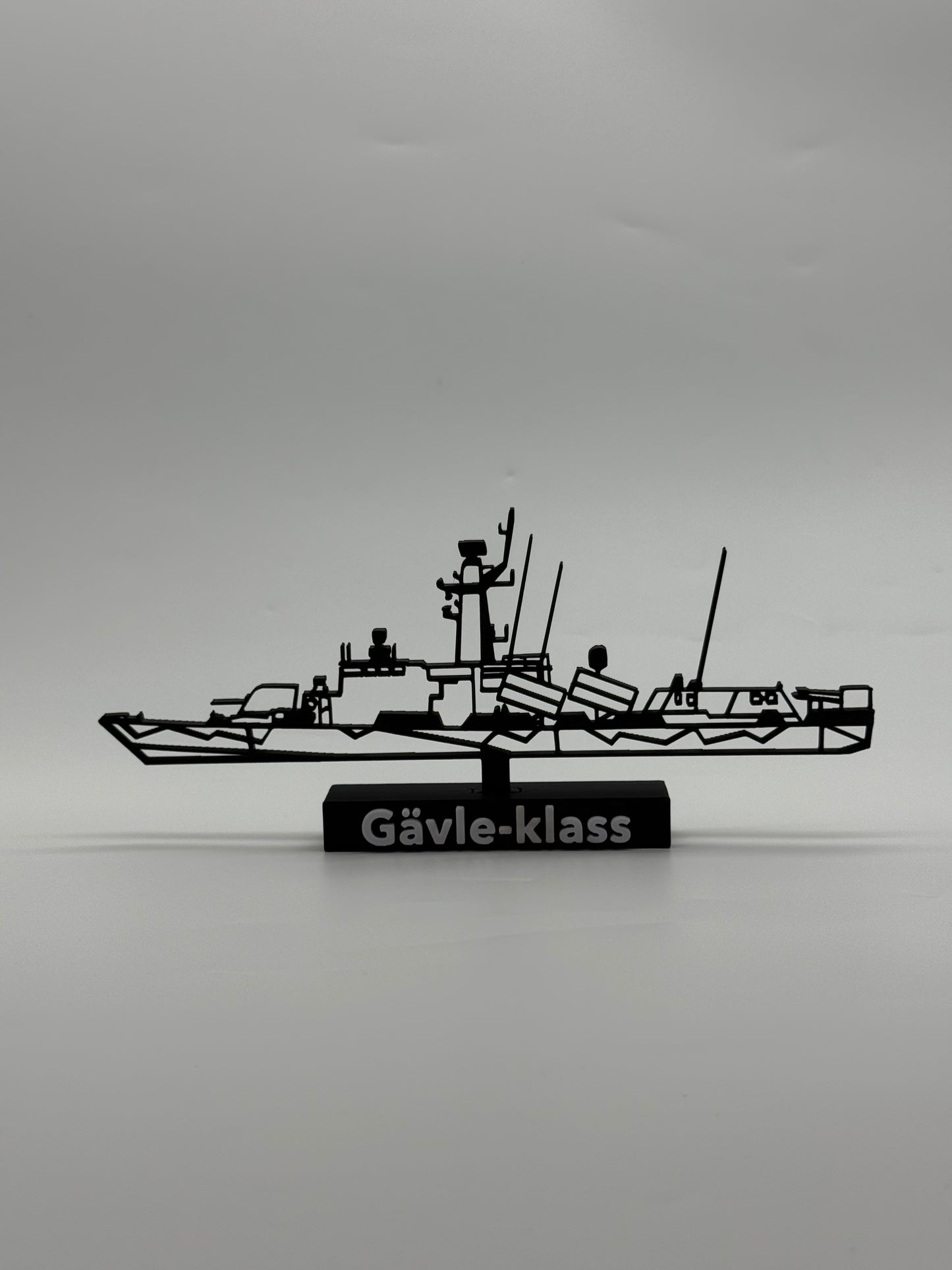 Gävle Class Corvette – Swedish Naval Warship - 3D Printed Scale Model