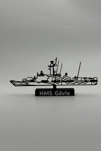 Gävle Class Corvette – Swedish Naval Warship - 3D Printed Scale Model