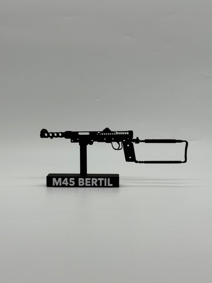 M45 “Bertil” – Swedish Submachine Gun (3D Printed Model)